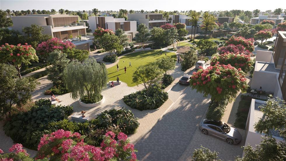 The Acres community landscape
