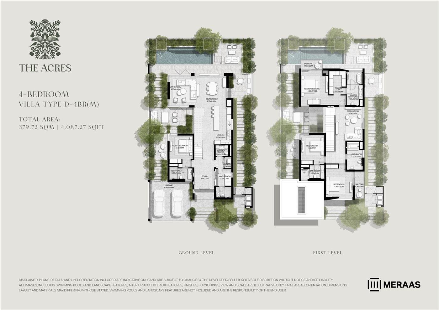 Type D-4BR(M) floor plan