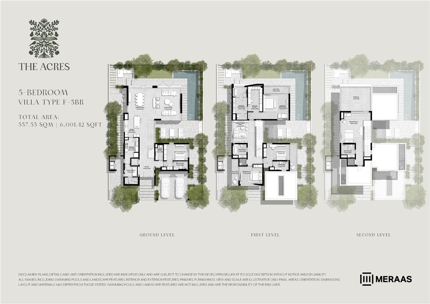 Type F-5BR floor plan