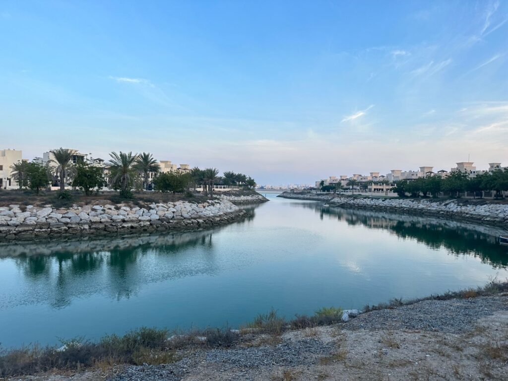 Residential canal in Ras Al Khaimah